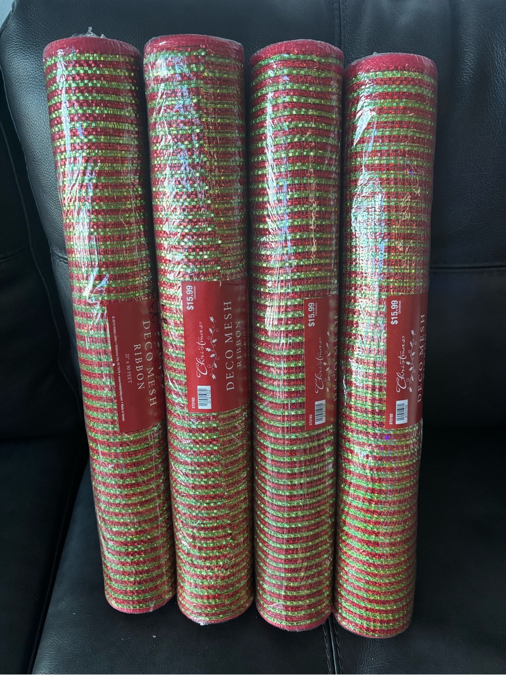 NWOT- Christmas Deco Mesh Ribbon, Christmas decorations, 21x30 feet